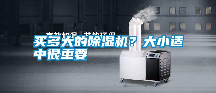 買多大的除濕機？大小適中很重要