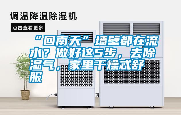 “回南天”墻壁都在流水？做好這5步，去除濕氣，家里干燥忒舒服