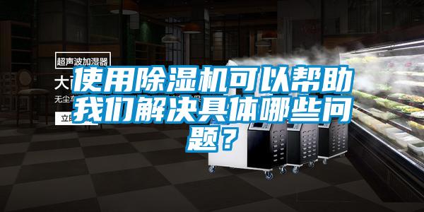 使用除濕機可以幫助我們解決具體哪些問題？