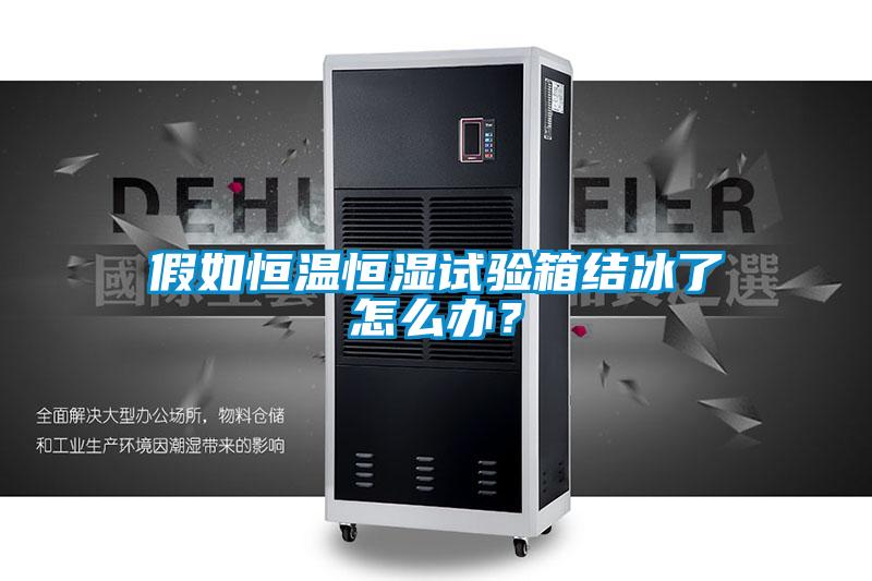 假如恒溫恒濕試驗箱結冰了怎么辦？