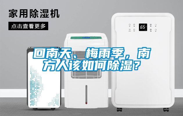 回南天、梅雨季，南方人該如何除濕？