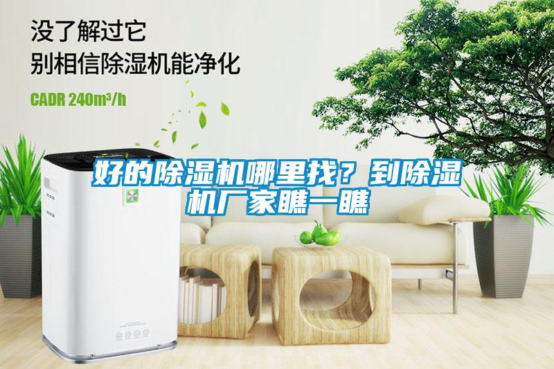好的除濕機哪里找？到除濕機廠家瞧一瞧