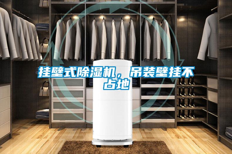掛壁式除濕機，吊裝壁掛不占地