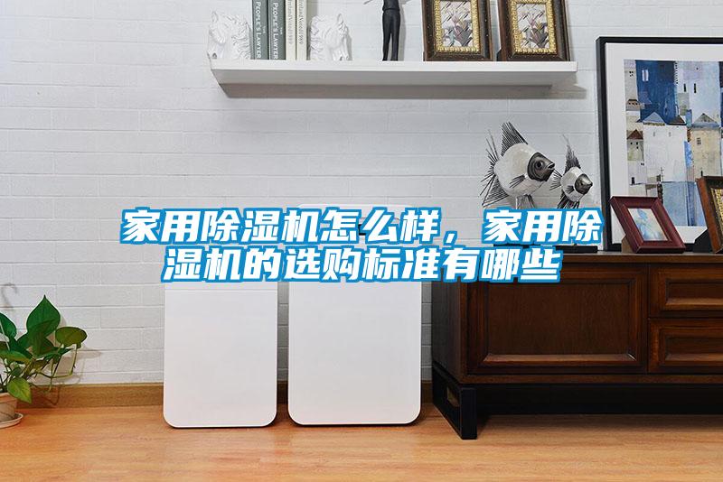 家用除濕機怎么樣，家用除濕機的選購標準有哪些