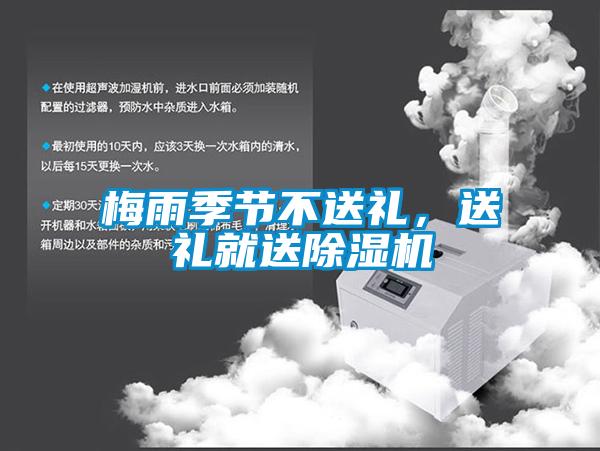 梅雨季節不送禮，送禮就送除濕機