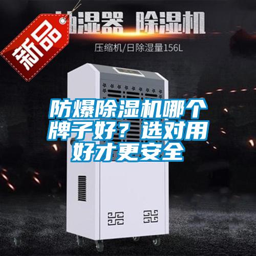 防爆除濕機哪個牌子好？選對用好才更安全