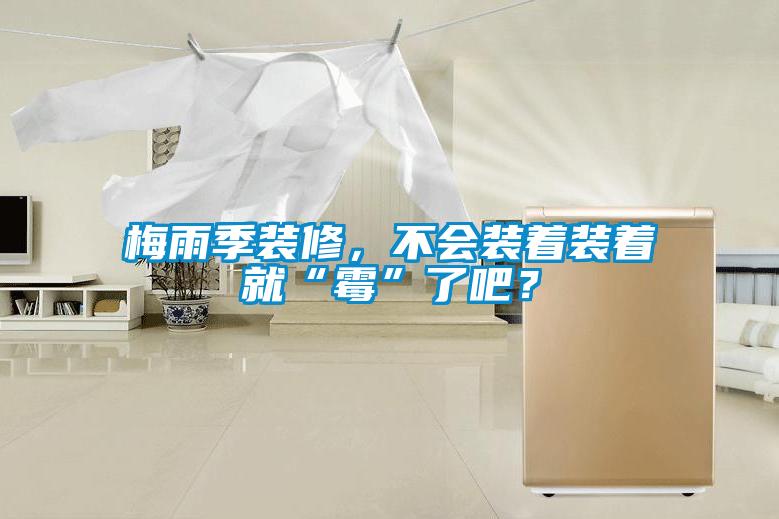 梅雨季裝修，不會裝著裝著就“霉”了吧？