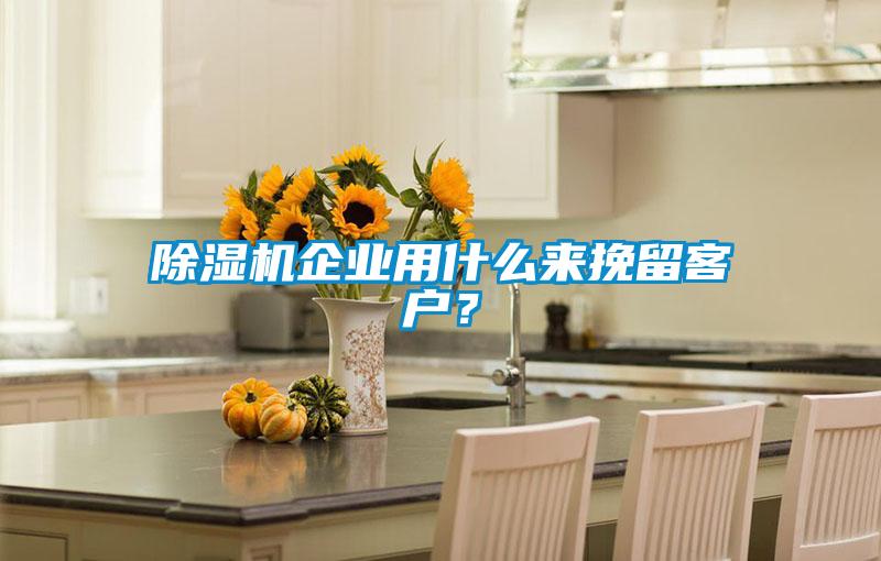 除濕機(jī)企業(yè)用什么來挽留客戶？