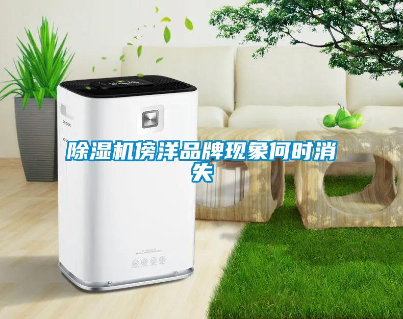 除濕機傍洋品牌現象何時消失