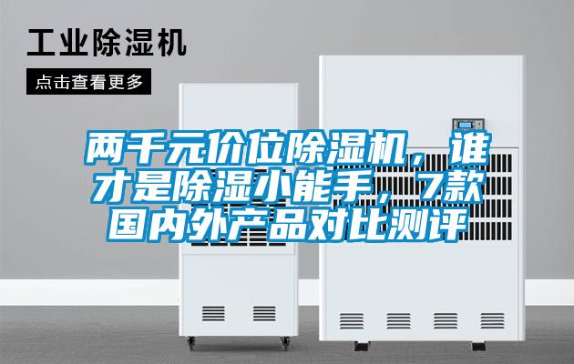 兩千元價位除濕機，誰才是除濕小能手，7款國內外產品對比測評