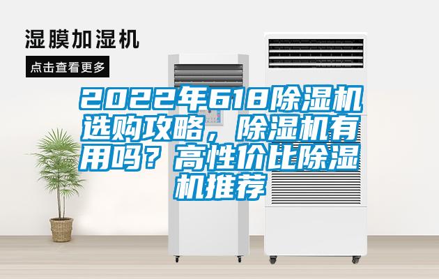 2022年618除濕機選購攻略，除濕機有用嗎？高性價比除濕機推薦