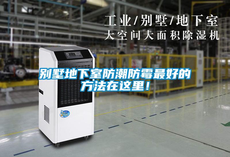 別墅地下室防潮防霉最好的方法在這里！