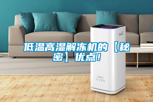 低溫高濕解凍機的【秘密】優點！