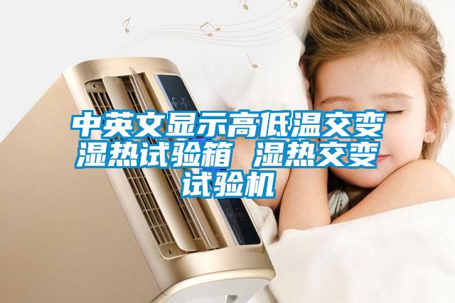 中英文顯示高低溫交變濕熱試驗(yàn)箱 濕熱交變試驗(yàn)機(jī)