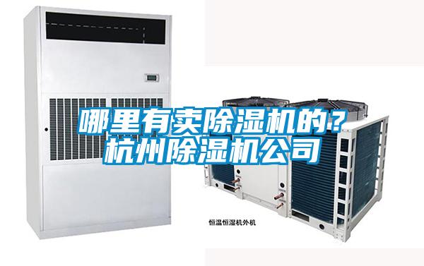 哪里有賣除濕機的？杭州除濕機公司