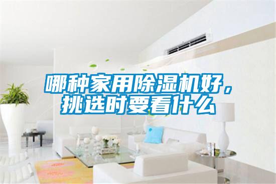 哪種家用除濕機(jī)好，挑選時(shí)要看什么