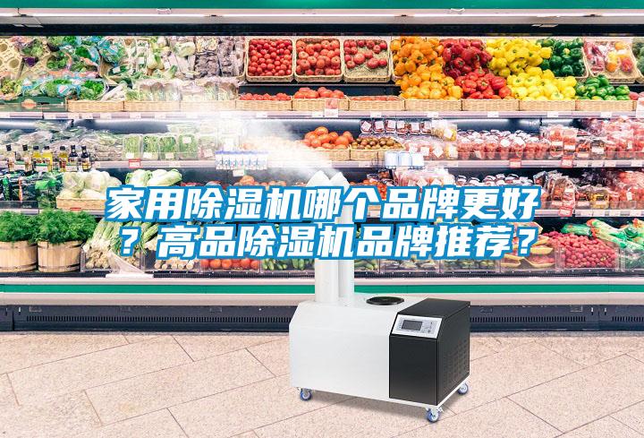家用除濕機哪個品牌更好？高品除濕機品牌推薦？