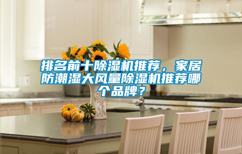 排名前十除濕機推薦，家居防潮濕大風(fēng)量除濕機推薦哪個品牌？