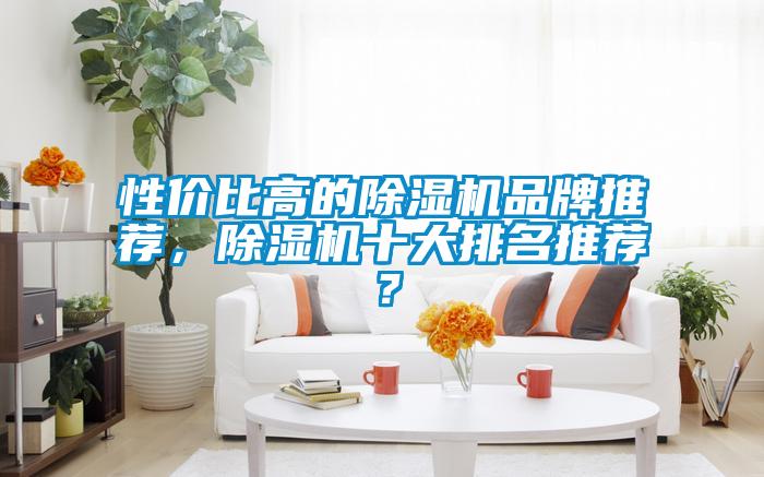 性價比高的除濕機品牌推薦，除濕機十大排名推薦？