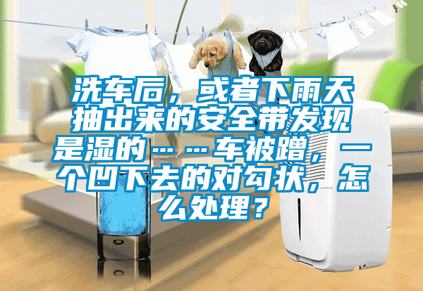 洗車后，或者下雨天抽出來的安全帶發(fā)現(xiàn)是濕的……車被蹭，一個(gè)凹下去的對(duì)勾狀，怎么處理？