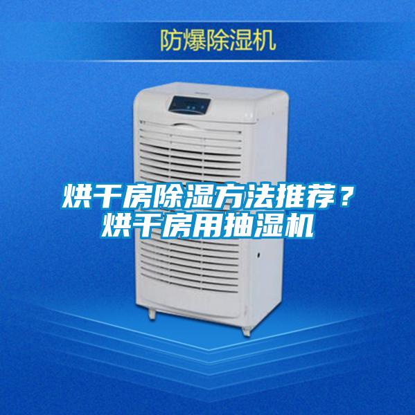 烘干房除濕方法推薦？烘干房用抽濕機