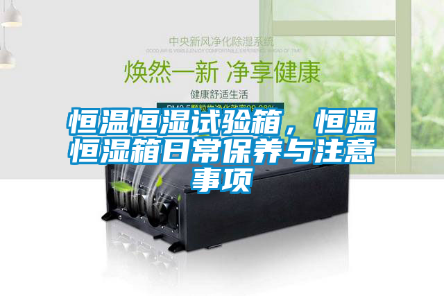 恒溫恒濕試驗箱，恒溫恒濕箱日常保養(yǎng)與注意事項