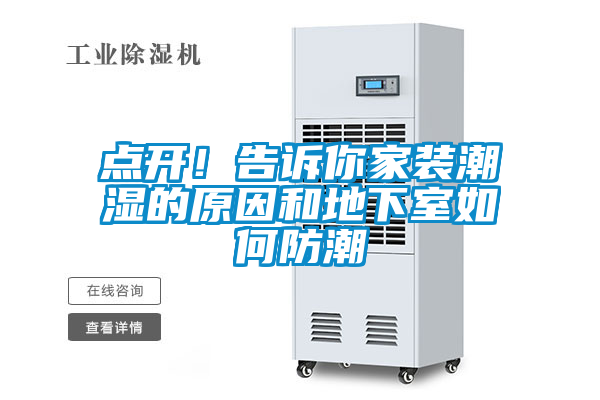點(diǎn)開(kāi)！告訴你家裝潮濕的原因和地下室如何防潮