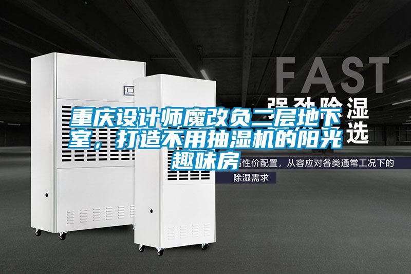 重慶設(shè)計師魔改負二層地下室，打造不用抽濕機的陽光趣味房