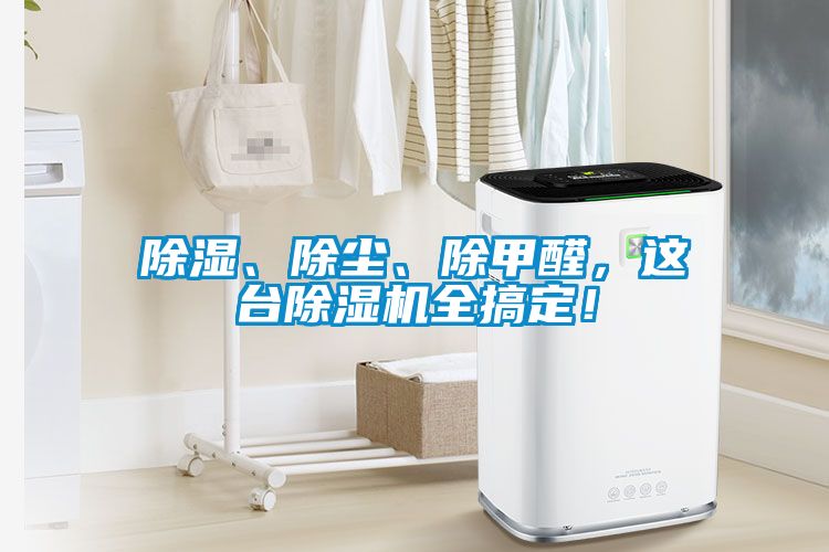 除濕、除塵、除甲醛，這臺除濕機全搞定！