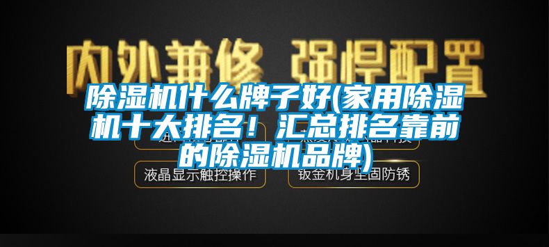 除濕機什么牌子好(家用除濕機十大排名！匯總排名靠前的除濕機品牌)