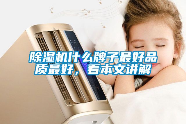 除濕機什么牌子最好品質(zhì)最好，看本文講解