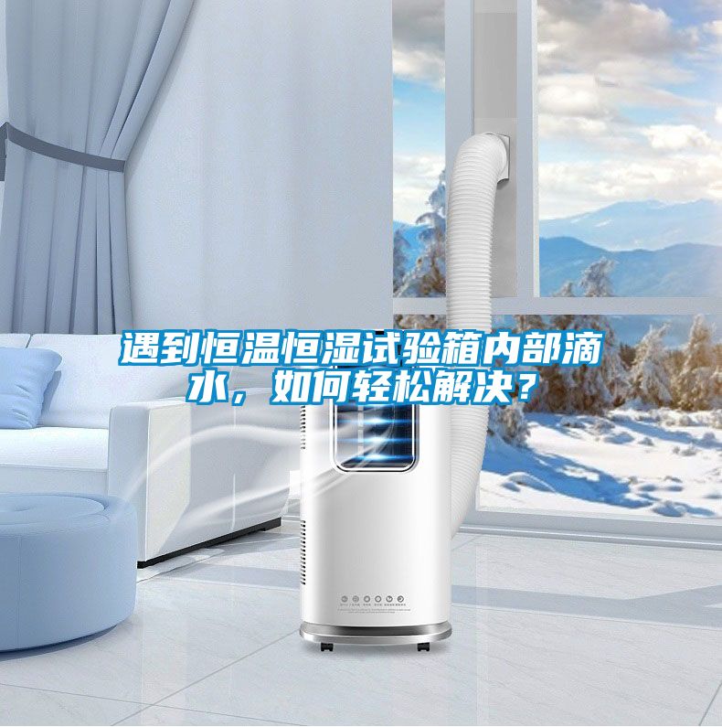 遇到恒溫恒濕試驗(yàn)箱內(nèi)部滴水，如何輕松解決？