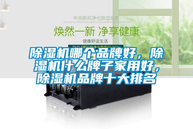 除濕機哪個品牌好，除濕機什么牌子家用好，除濕機品牌十大排名