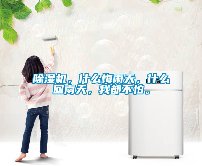 除濕機(jī)，什么梅雨天，什么回南天，我都不怕。