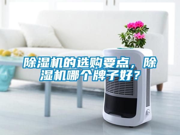除濕機的選購要點，除濕機哪個牌子好？