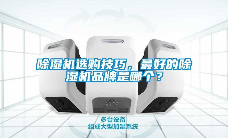 除濕機選購技巧，最好的除濕機品牌是哪個？